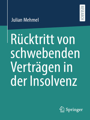 cover image of Rücktritt von schwebenden Verträgen in der Insolvenz